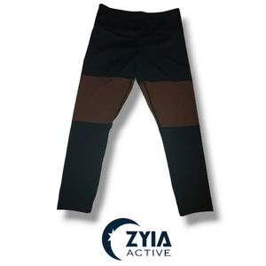 Zyia Black & Brown Leggings